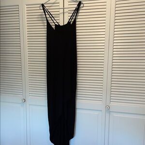 NWT! Elegant Asymmetrical Black Dress